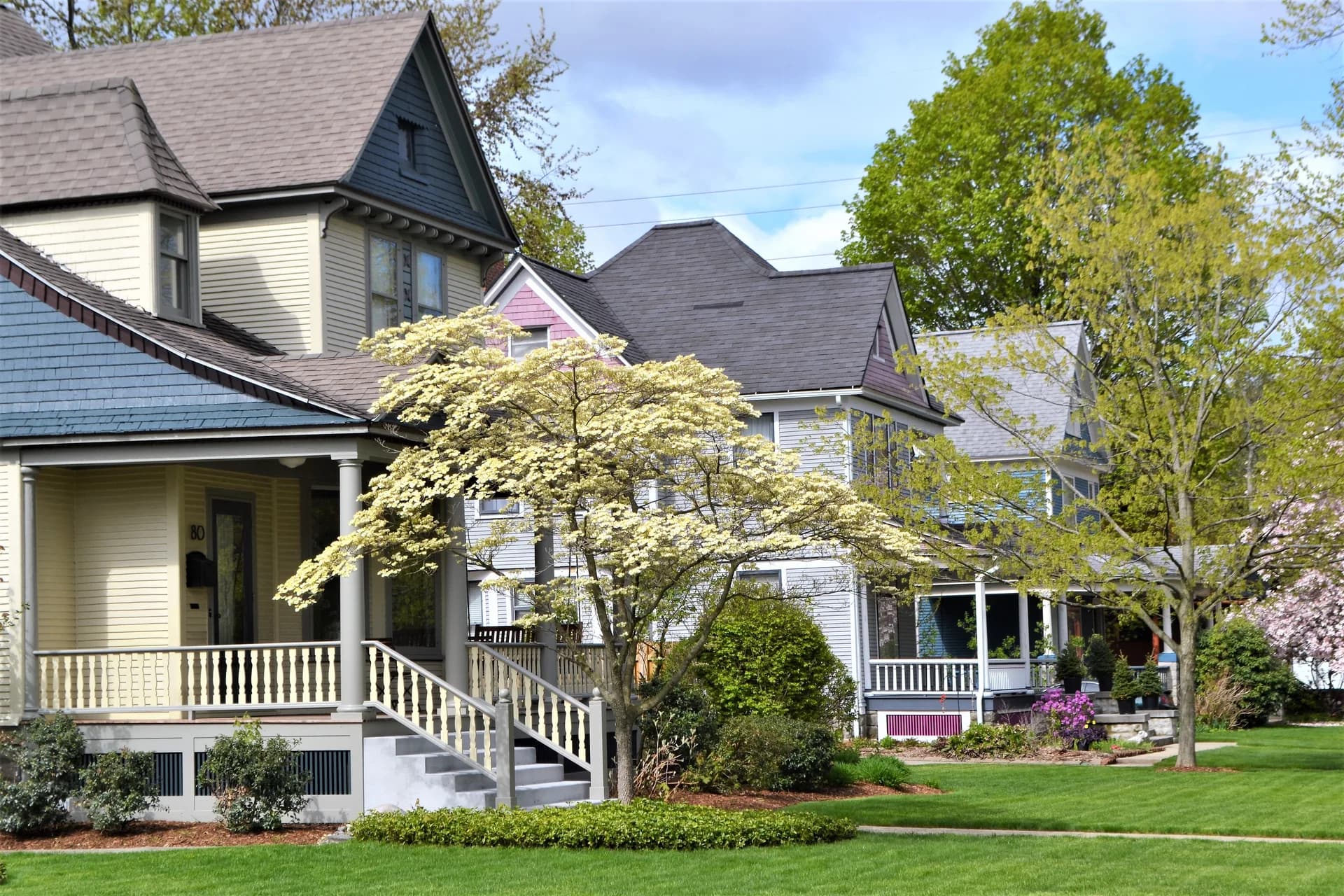 Suburban home exterior — about Cut Rates Lawn Care